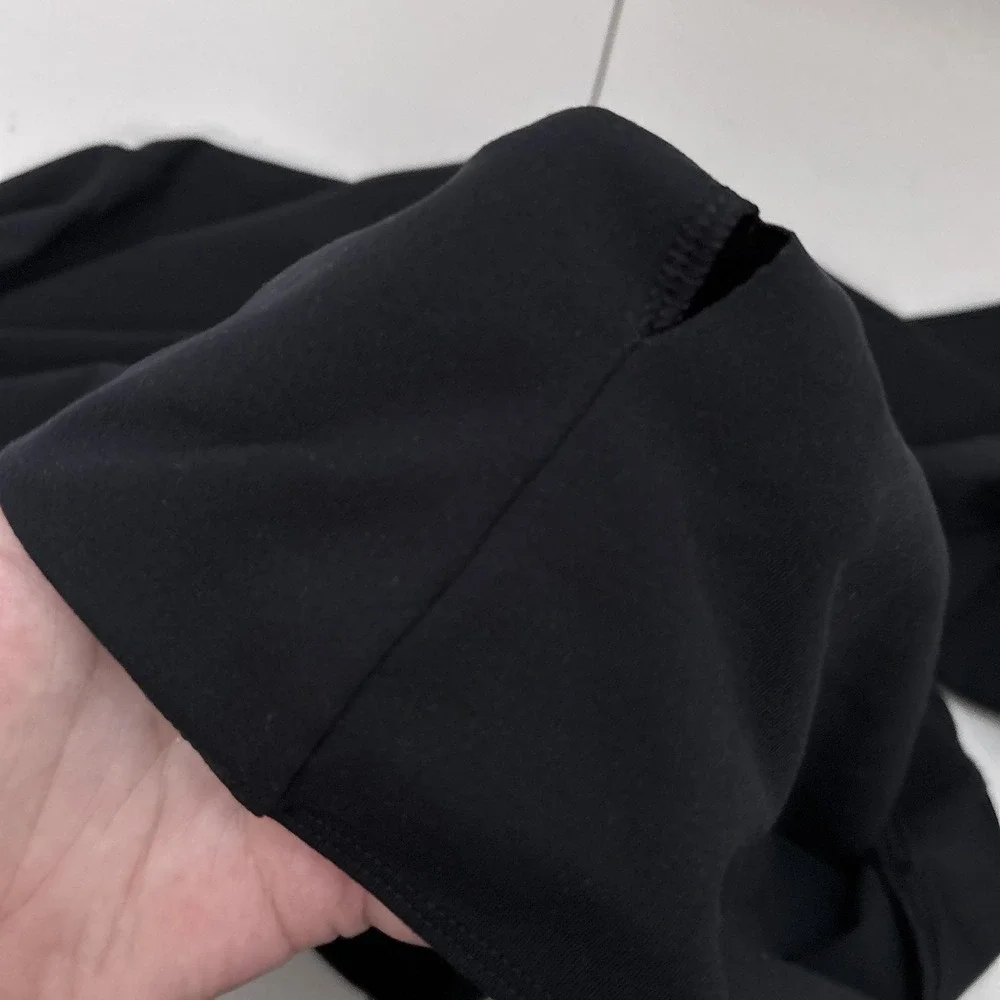 Spanx‎ Bodysuit 2X Black Long Sleeve V Neck Shapewear Thong V Neck Long Sleeve